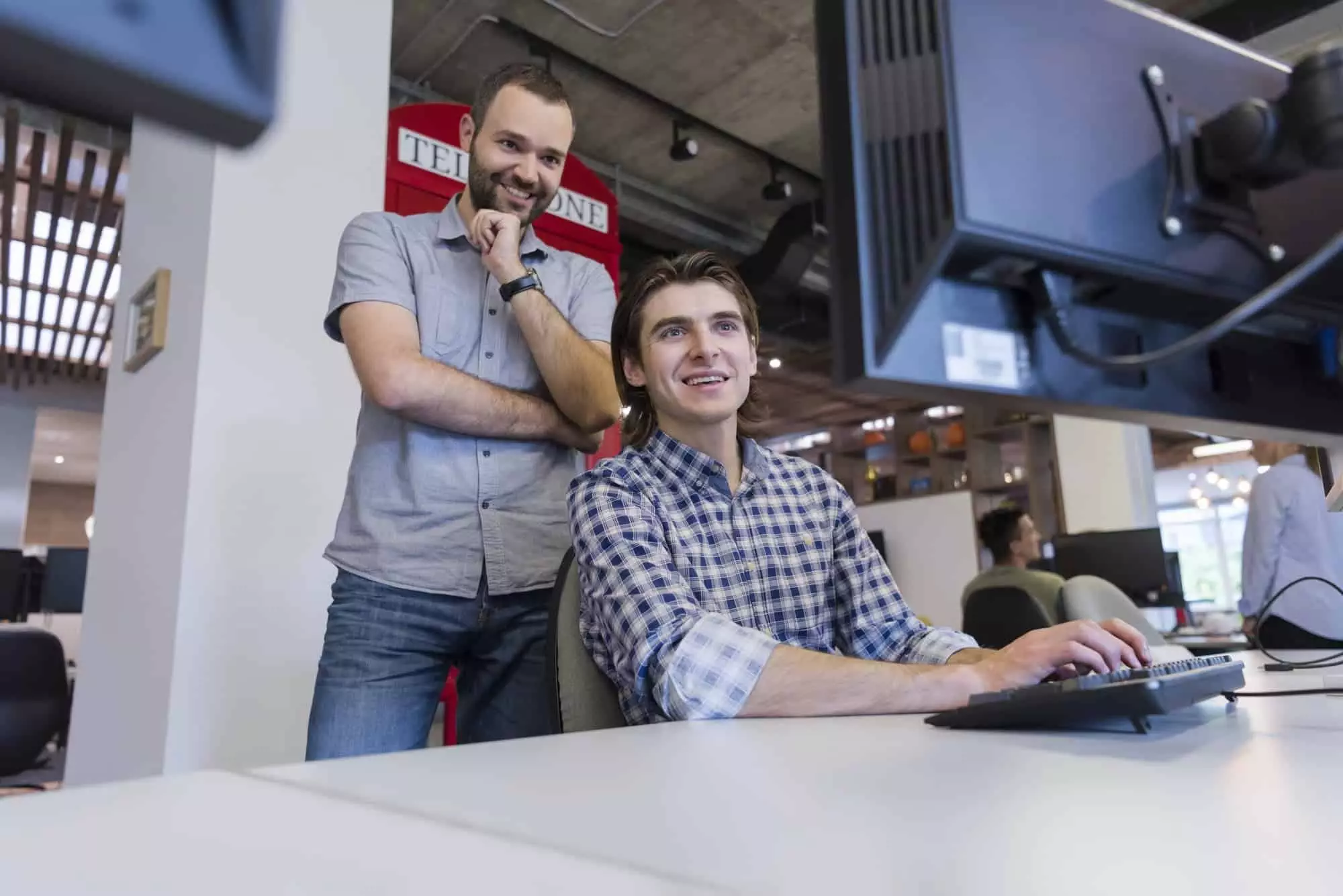 startup business people group working as team to find solution